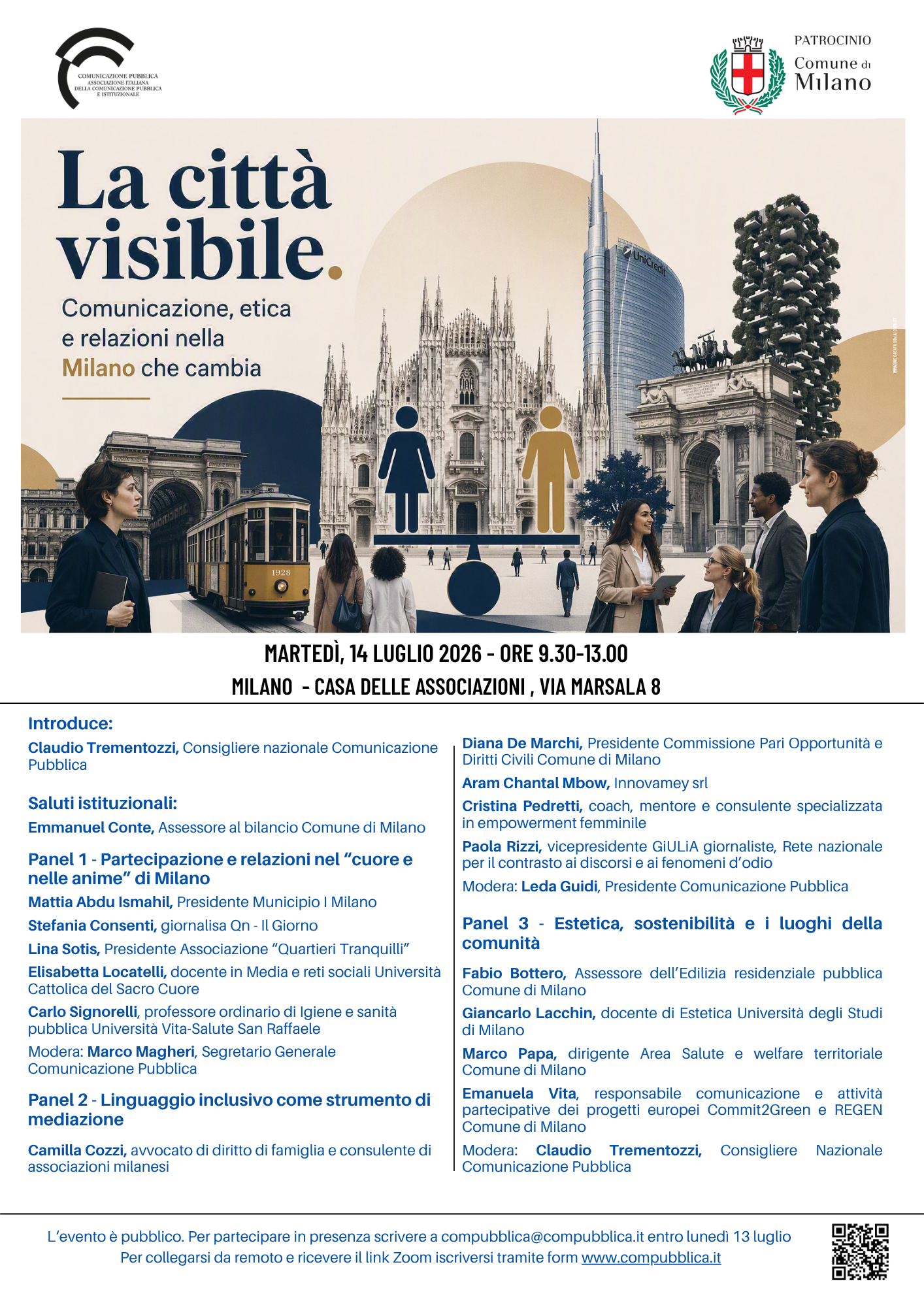 Il 14 luglio a Milano incontro su comunicazione, etica e relazioni nella citt� che cambia