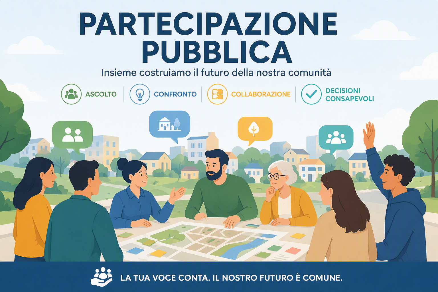 Pubblicate le Linee guida nazionali per la partecipazione pubblica
