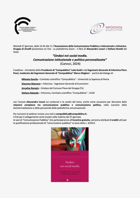 Sindaci nei social media